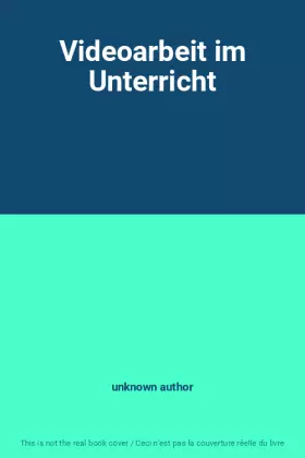Couverture du produit · Videoarbeit im Unterricht