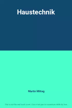 Couverture du produit · Haustechnik