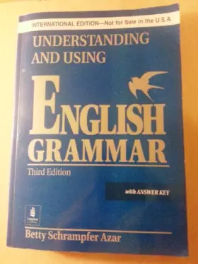 Couverture du produit · Understanding and Using English Grammar with Answer Key (Blue), International Version, Azar Series (3rd Edition)
