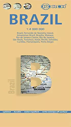 Couverture du produit · Brasilien / Brasil / Brazil 1:4 000 000 (Borch Map)