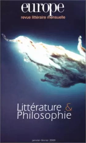 Couverture du produit · Europe, littérature, philosophie, numéros 849 et 850