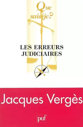 Couverture du produit · Les Erreurs judiciaires