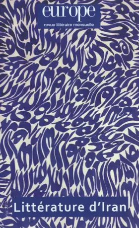 Couverture du produit · Europe, N° 997, Mai 2012 : Littérature d'Iran