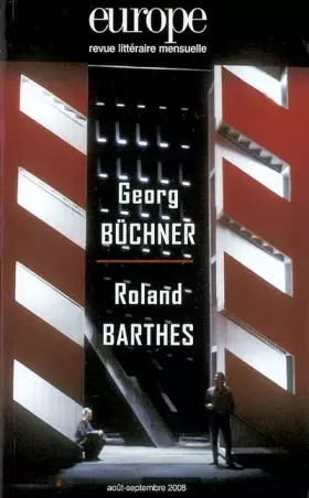 Couverture du produit · Europe Georg Buchner/Roland Barthes 952/953