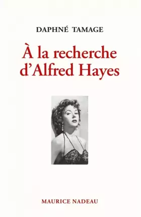 Couverture du produit · A la recherche d'Alfred Hayes
