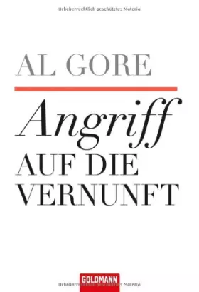 Couverture du produit · Angriff auf die Vernunft