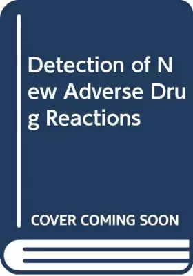 Couverture du produit · Detection of New Adverse Drug Reactions