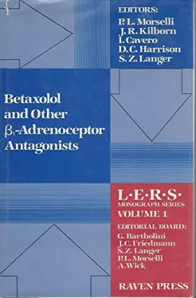 Couverture du produit · Betaxolol and Other B1 Adrenoceptor Antagonist