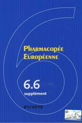 Couverture du produit · European Pharmacopoeia: Supplement 6.6 (French Edition)