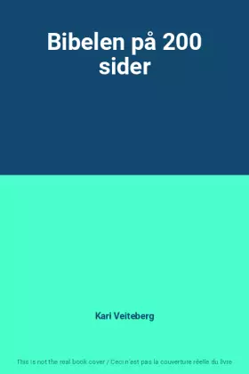 Couverture du produit · Bibelen på 200 sider