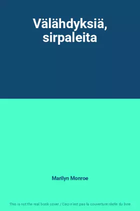 Couverture du produit · Välähdyksiä, sirpaleita