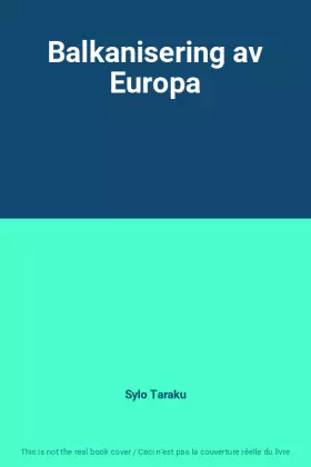 Couverture du produit · Balkanisering av Europa