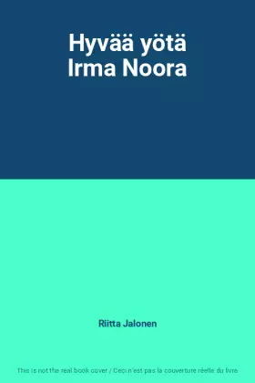 Couverture du produit · Hyvää yötä Irma Noora
