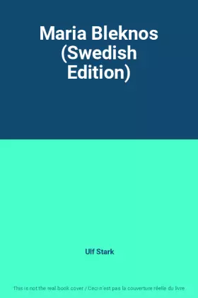 Couverture du produit · Maria Bleknos (Swedish Edition)