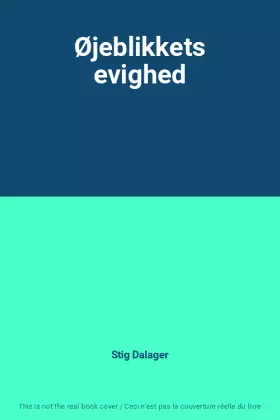 Couverture du produit · Øjeblikkets evighed