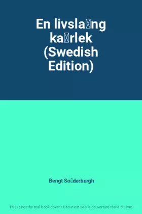 Couverture du produit · En livslång kärlek (Swedish Edition)