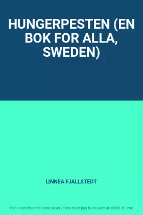 Couverture du produit · HUNGERPESTEN (EN BOK FOR ALLA, SWEDEN)