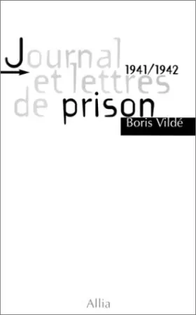Couverture du produit · Journal et lettres de prison