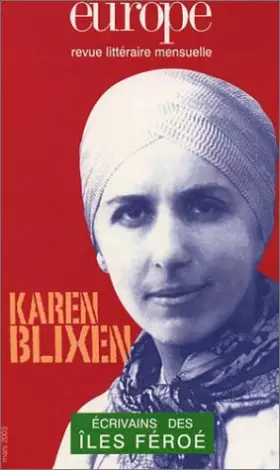 Couverture du produit · Europe, numéro 887, mars 2003 : Karen Blixen