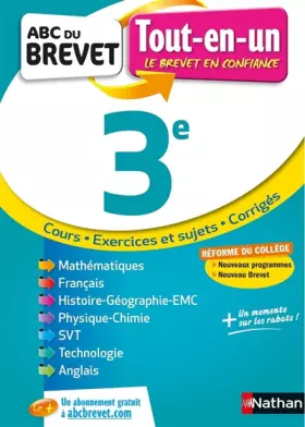 Couverture du produit · ABC du BREVET Tout-en-un 3e