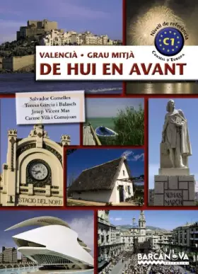 Couverture du produit · De hui en avant. Valencià. Grau mitjà. Llibre de l'alumne (Materials Educatius - Català Per A Adults)