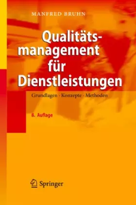 Couverture du produit · Qualitätsmanagement für Dienstleistungen: Grundlagen, Konzepte, Methoden