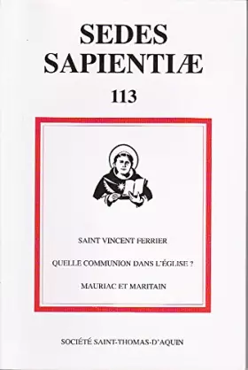 Couverture du produit · Sedes sapientiae 113
