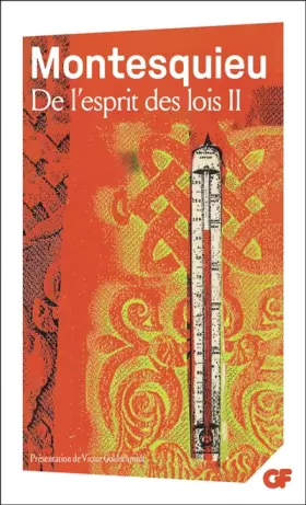 Couverture du produit · De l'esprit des lois, tome 2