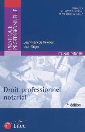 Couverture du produit · Droit professionnel notarial (ancienne édition)