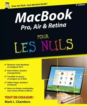 Couverture du produit · MacBook Pro, Air & Retina pour les Nuls, 4e édition