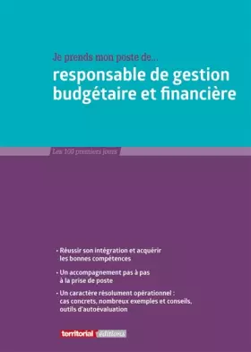 Couverture du produit · Je prends mon poste de responsable de gestion budgétaire et financière