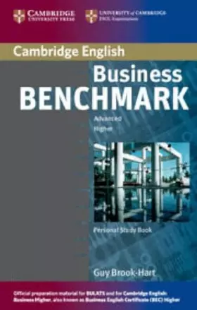 Couverture du produit · Business Benchmark Advanced Personal Study Book for BEC and BULATS