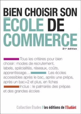 Couverture du produit · Bien choisir son école de commerce