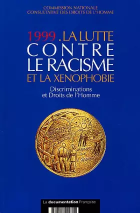 Couverture du produit · Lutte contre le racisme et la xénophobie, 1999