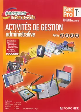 Couverture du produit · Activités de gestion administrative Pôles 1.2.3.4. Tle Bac Pro