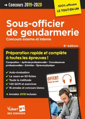 Couverture du produit · Concours sous-officier de gendarmerie - Tout-en-un