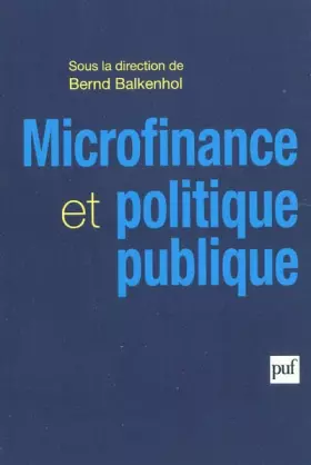 Couverture du produit · Microfinance et politique publique