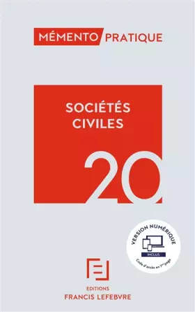Couverture du produit · Sociétés civiles