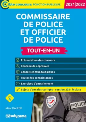 Couverture du produit · Commissaire de police et officier de police: 2021-2022