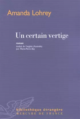 Couverture du produit · Un certain vertige