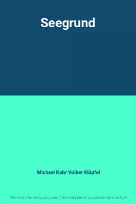 Couverture du produit · Seegrund