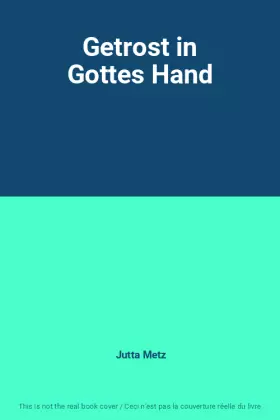 Couverture du produit · Getrost in Gottes Hand