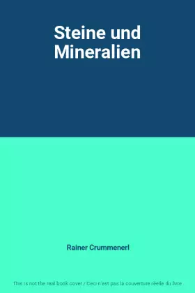 Couverture du produit · Steine und Mineralien