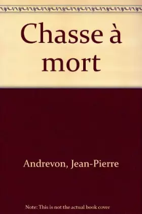 Couverture du produit · Chasse à mort