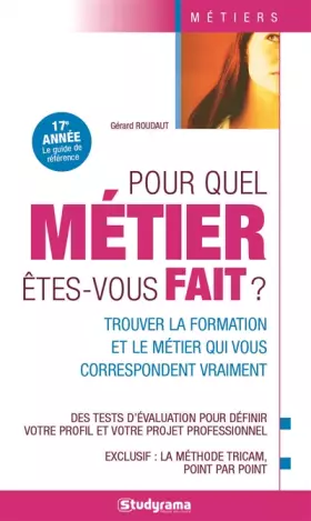 Couverture du produit · Pour quel métier êtes-vous fait ?
