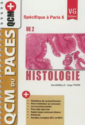 Couverture du produit · Histologie UE 2: Spécifique à Paris 6