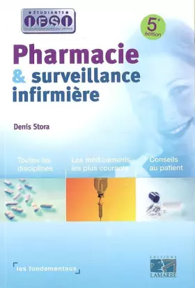 Couverture du produit · Pharmacie et surveillance infirmière