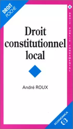Couverture du produit · Droit constitutionnel local