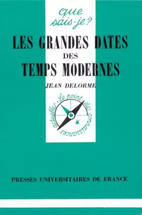 Couverture du produit · Les Grandes dates des Temps Modernes