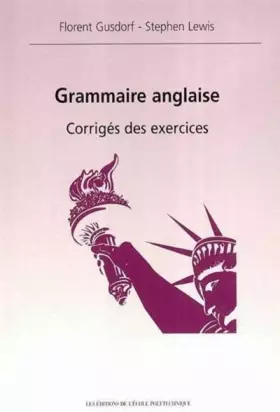 Couverture du produit · Grammaire anglaise - Exercices avec corrigés